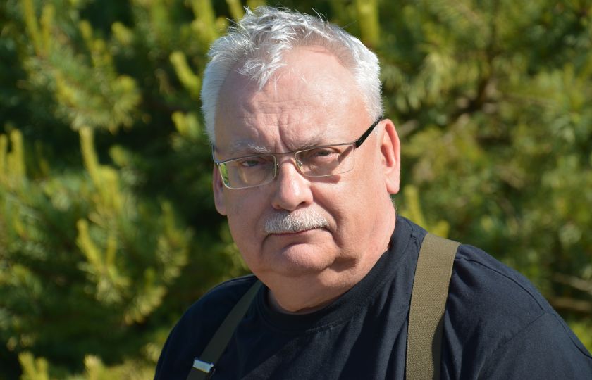 Andrzej Sapkowski. Foto: Bogdan Uznański.