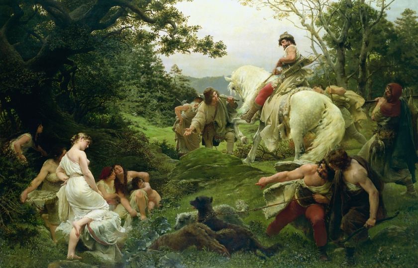 František Ženíšek: Oldřich a Božena (1884).