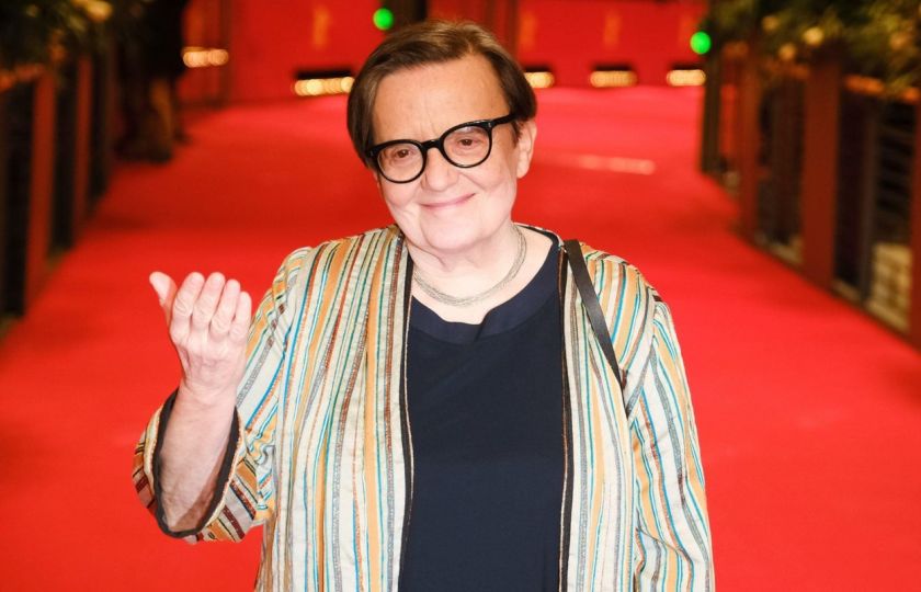 Režisérka Agnieszka Holland na filmovém festivalu Berlinale v únoru 2020, kde představila svůj nový film Šarlatán. Foto: Julie Edwards / Alamy Live News / Profimedia.