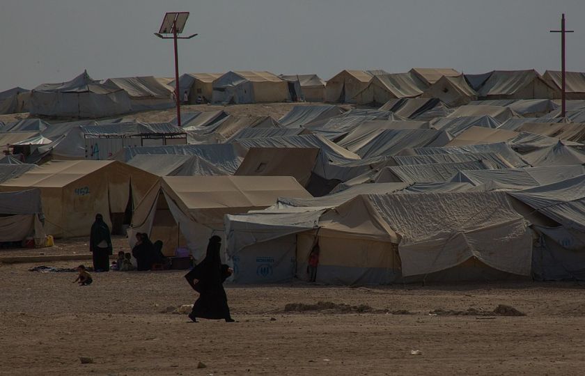 Tábor al-Húl v říjnu 2019. Foto: Y. Boechat (VOA), Wikimedia Commons