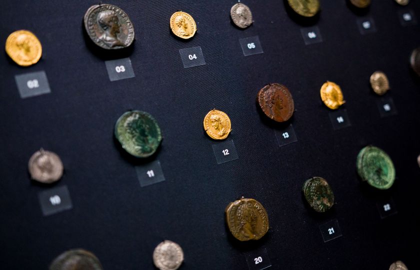 Výstava Poklady numismatických sbírek. Foto: Národní muzeum.