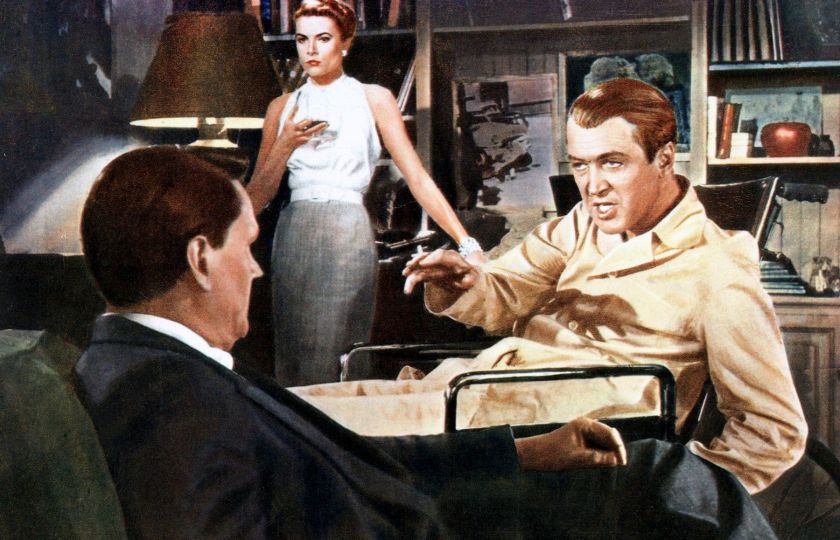 Alfred Hitchcock: Okno do dvora (Wendall Corey, Grace Kelly, James Stewart). Profimedia
