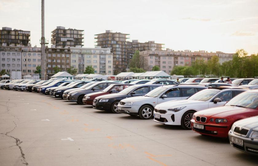 Autokino na Nákladovém nádraží Žižkov. Foto: Jan Hromádko.