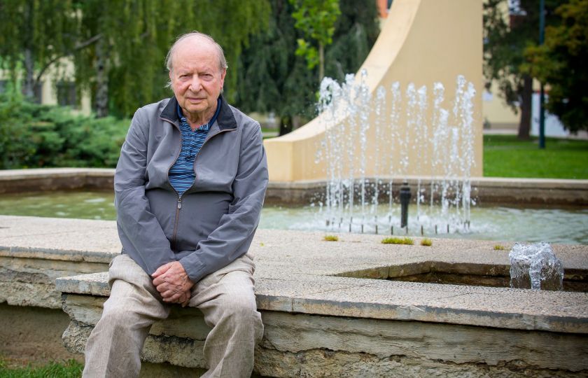 Režisér Ivan Passer na Letní filmové škole v Uherském Hradišti v roce 2016. Foto: Luděk Ovesný / MAFRA / Profimedia.