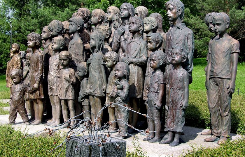 Památník dětských obětí války v Lidicích. Foto: Profimedia.