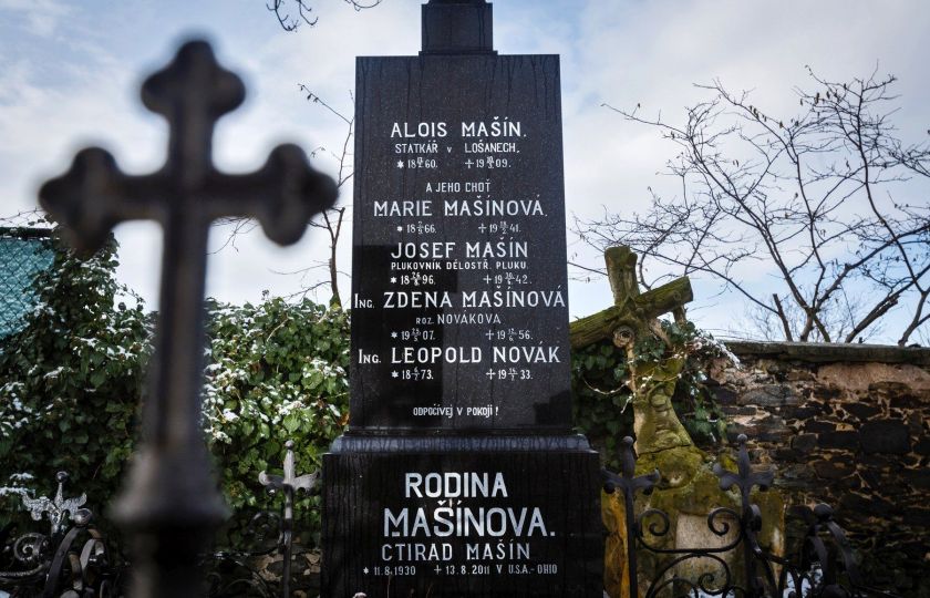 Hrobka rodiny Mašínů. Foto: Profimedia