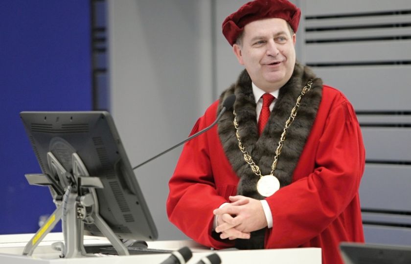 Rektor Univerzity Karlovy Tomáš Zima. Foto: Martin Polívka / MAFRA / Profimedia.