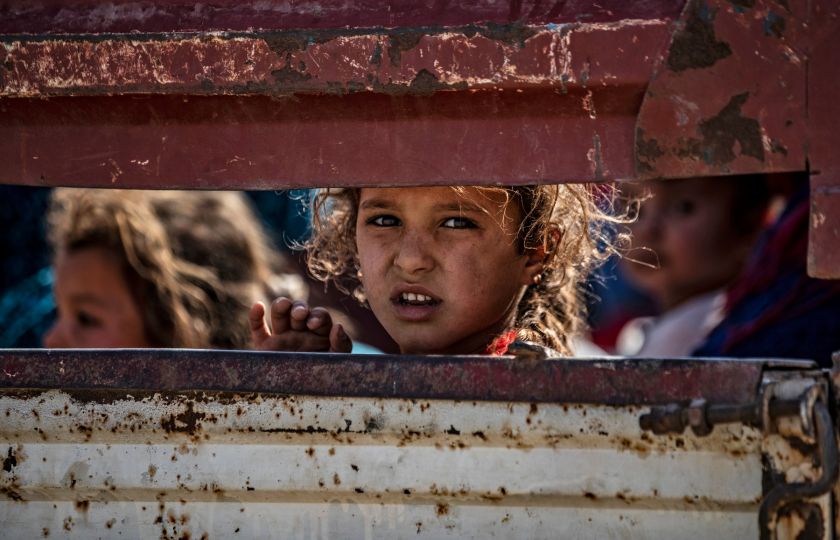 Uprchlíci z oblastí severní Sýrie obsazovaných Tureckem. Foto: Profimedia