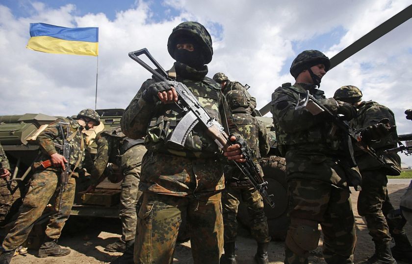 Ukrajinští vojáci. Foto: Vadim Kovaljov, ministerstvo obrany Ukrajiny, CC BY-SA 2.0