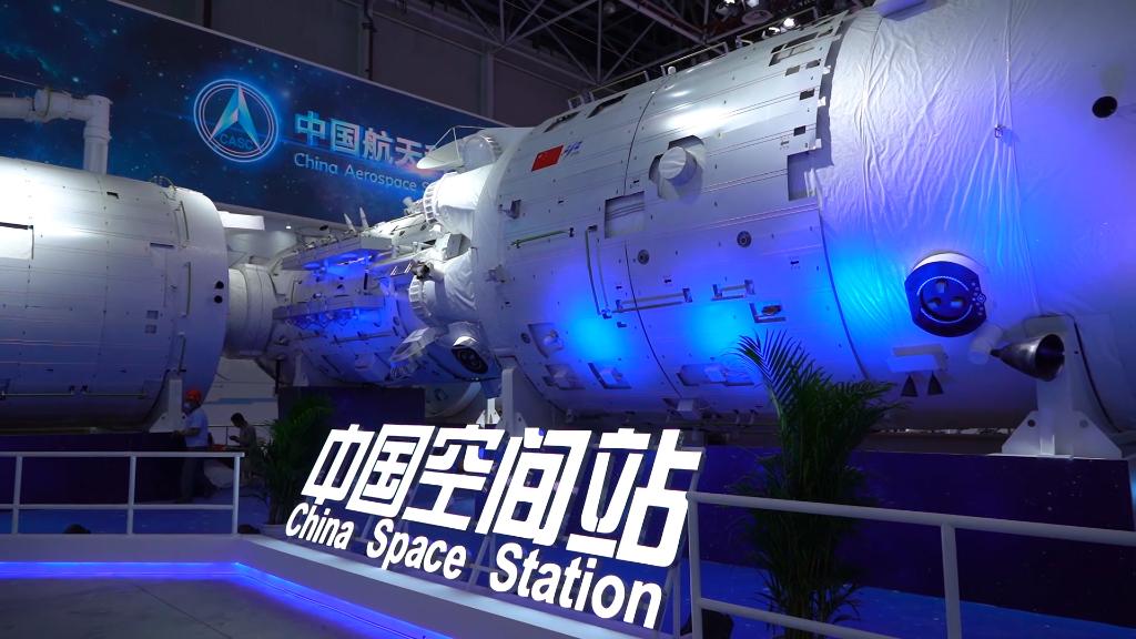 Model čínské vesmírné stanice. Foto: Xinhua