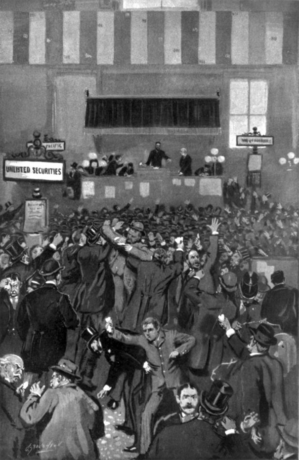 Panika na newyorské burze 1893, autor neznámý